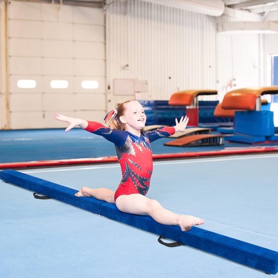 ProSkill Gymnastikbalken - 210cm - Schwebebalken - Für Zuhause - Zusammenklappbar - Gymnastik