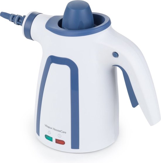 Vitapur Handdampfreiniger - Dampfreiniger - Fleckenreiniger - Dampfreiniger für Polstermöbel - Reinigungsgerät - 900W - Weiß