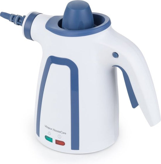 Vitapur Handdampfreiniger - Dampfreiniger - Fleckenreiniger - Dampfreiniger für Polstermöbel - Reinigungsgerät - 900W - Weiß