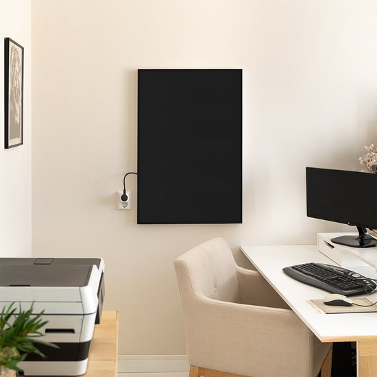 Livn Infrarot-Heizpaneel Plus 600, 120 x 60 cm, schwarz – 600 W Leistung – Steuerung über App