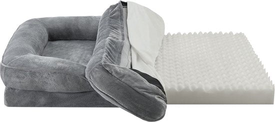 Hundekorb / Katzenkorb Sheena XL - 105 x 82 cm - Grau