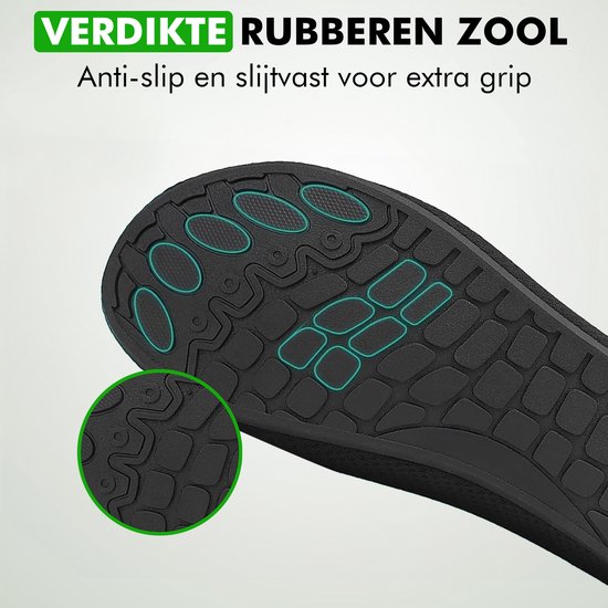 Travelhawk Wasserschuhe - Für Erwachsene - Unisex - Anti-Rutsch-Schwimmschuhe Damen und Herren - Schwarz - Größe 42/43