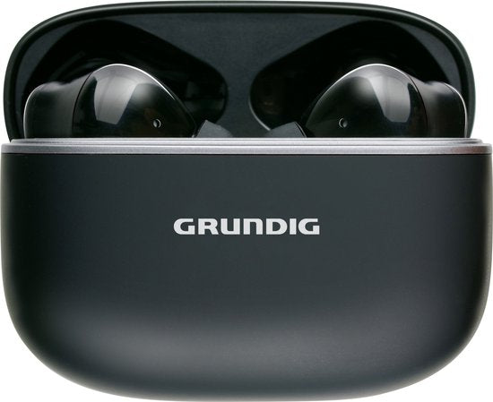 Grundig Wireless Earphones - Bluetooth Kopfhörer - Geräuschunterdrückung ANC+ENC - Kabellose Kopfhörer - Ladecase mit LED-Anzeige - BT 5.3 - Akkulaufzeit 25 Stunden