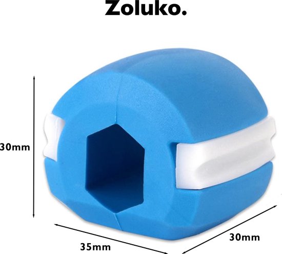 Zoluko Professional Jawline Trainer Set - Inkl. Kette und Aufbewahrungsboxen - 3 Stufen - Jaw Trainer Männer und Frauen - Jaw Trainer - Jawline Trainer - Jaw Trainer - Lower Chin Trainer - Lower Chin Slimming