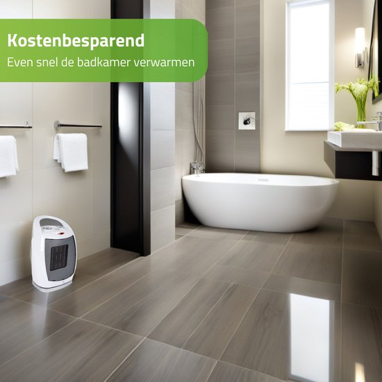 Bo-Camp - Keramische Heizung - Oszillierend - 450/900/1500 Watt