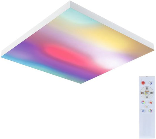 LED-Panel Loria Rainbow dynamic RGBW eckig 595x595mm 31W 2820lm RGB+ Schwarz dimmbar
