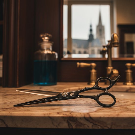 ProTrue 15-teiliges Friseurset - Friseurschere - Ausdünnungsschere - Coupe-Schere - Friseurscheren-Set
