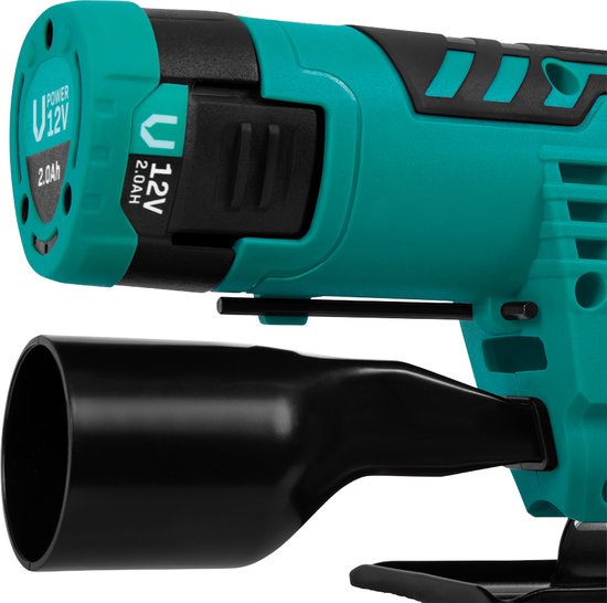 VONROC Accu-Stichsäge 12V - Inkl. Akku, USB-Kabel und Sägeblätter