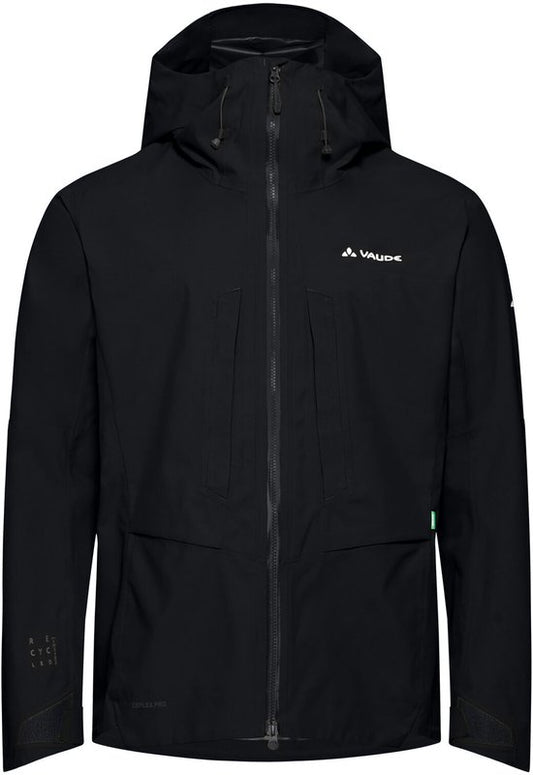 Vaude - Monviso 2.5L Hardshell Jacket - Wasserdichte Regenjacke Outdoor - Herren - Schwarz - Größe M
