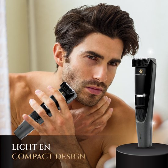 Wellshave Barttrimmer Men Perfection - Trimmer für Männer - Trimmer Bart und Körper - Haartrimmer Männer