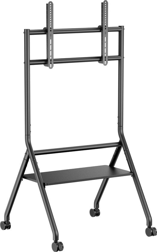 VDD TV Stand - TV-Stativ - TV-Fuß - Monitorständer - Mobil & höhenverstellbar 125 bis 140 cm - Geeignet für Bildschirme von 37 bis 86 Zoll