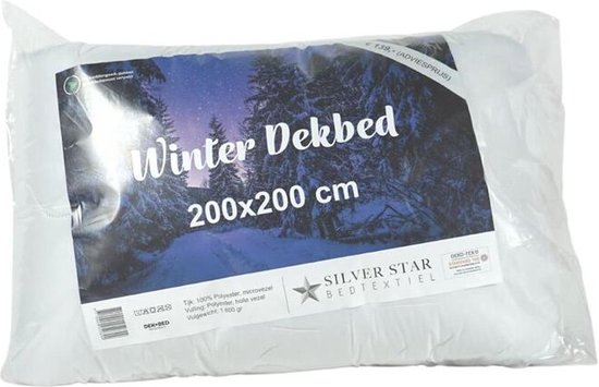 Silver Star Winter Bettdecke 200x200cm 100% Polyester