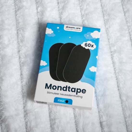 DreamCare Mundklebeband Calm – Anti-Schnarchen – Mundklebeband – Schnarchen – Mundklebeband – Schlaf – Hautfreundlich – 60 Stück