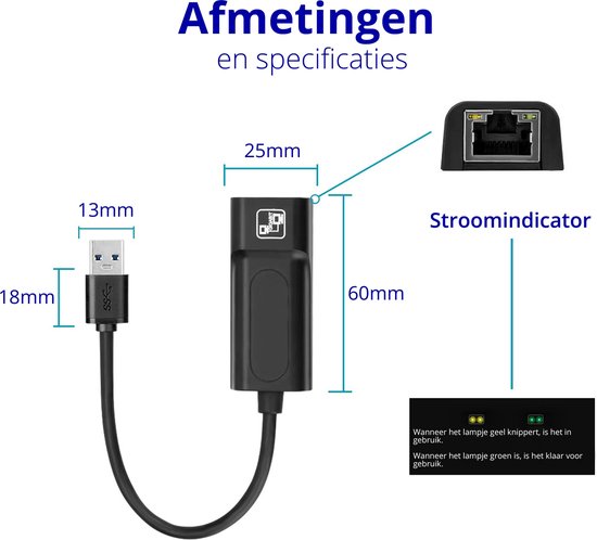 GarpexÂ® USB2.0 auf RJ45 Ethernet LAN Adapter