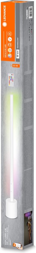 LEDVANCE SMART+ WIFI LED-Eckstehleuchte, schlank, weiß, 8W