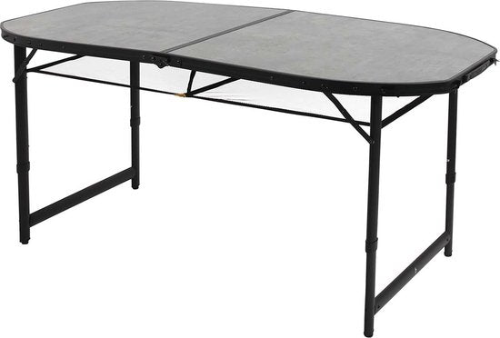 Bo-Camp - Industrie - Tisch - Northgate - Oval - Koffermodell - 150x80 cm