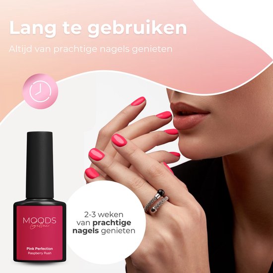 Moods Gellac 6-teiliges Set - Gel-Nagellack Starter Pack - Gel-Nagellack - 8ML - Pink Perfection - Gellac - Nägel - Chic Colours