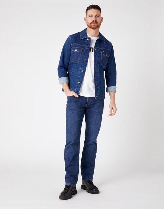 Wrangler STRAIGHT DARK STONE Männer JEANS Größe 36 X 30