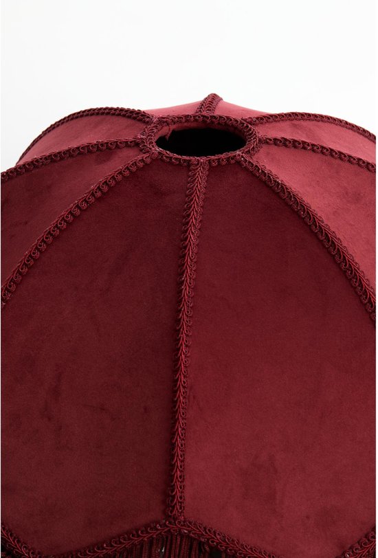 Light & Living Lampenschirm Malacia – Dunkelrot – Ø 35 cm – Modern