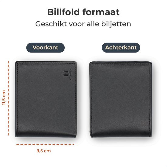 Castagnola Leder Brieftasche - Brieftasche Herren mit Kartenfächern - ohne Münzfach - 12 Karten und 2 Geldscheinfächer - Anti Skimming und Hacking