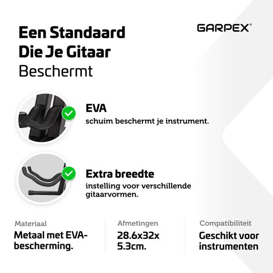 Garpex® Universal-Gitarrenständer - tragbar - stabil
