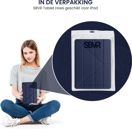 Tablet-Hülle geeignet für iPad Pro 11 Zoll Gehäuse (2024) - M4 - Smart Cover - Blau