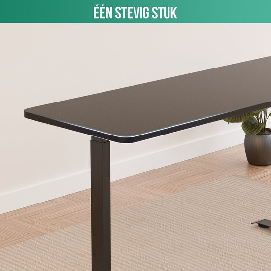 Avalo Desktop Loose 140x60cm - Schwarz - Tischplatte - Elektrische Tischplatte