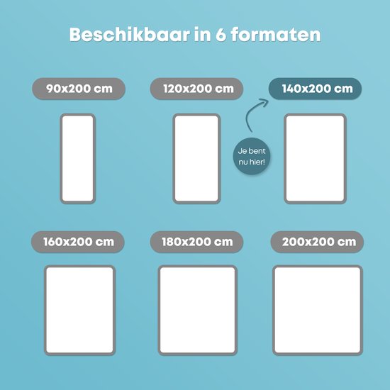 CozySense® - Topper 140x200 - Top-Matratze - Matratzenauflage - Top-Matratze - 100 Tage Probeschlaf - Memory Foam mit kühlendem Gel - Topper-Matratze - CertiPUR® zertifiziert - Mittlere Festigkeit - 8 CM dick - Waschbarer Bezug inklusive