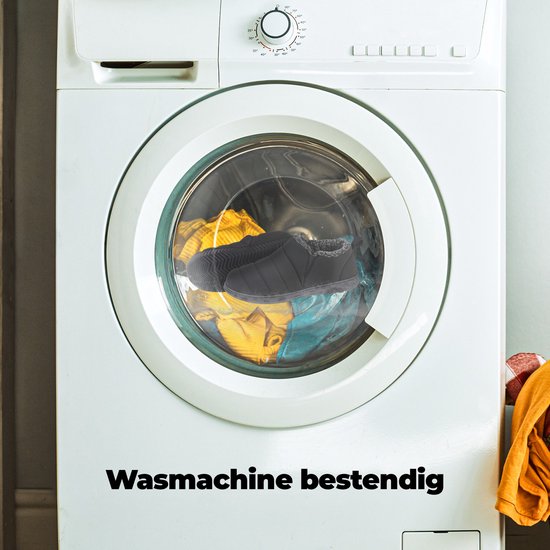 Hausschuhe Männer - Hausschuhe - Schwarz - Rutschfest - Größe 44/45 - Comfeet