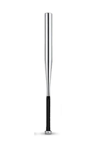 HELDENWERK - Baseballschläger - Aluminium - Silber - 79 cm - Mit Anti-Rutsch-Griff & Tragetasche - Leicht & robust - Ideal für Training & Selbstverteidigung