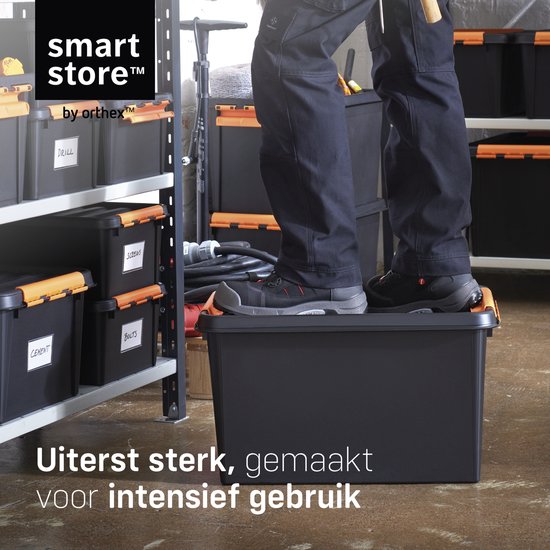 SmartStore™ Pro 31 Aufbewahrungsbox 32L schwarz - Stapelbar und verschachtelbar - Lebensmittelgeprüft - Aufbewahrungsbox