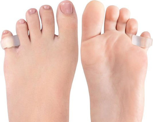 Alyze Toe Spread Silicon - 2 Stück - Hallux Valgus Corrector - Zehenschutz - Zehenspreizer - Zehenkorrektur - Hammer Toe Brace - Körperpflege