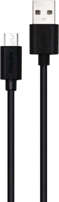 Philips USB A Micro-USB-Kabel - 1,2 M - Schwarz