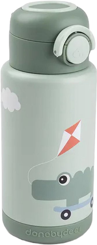 Done by Deer Thermoflasche - Spielplatz - Grün - 340 ml