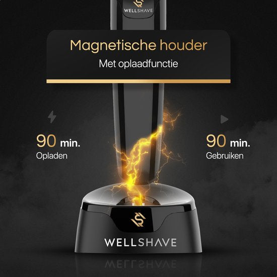 Wellshave 2 in 1 Bodygroomer Men - Multitrimmer für Körper und Bart - Schamhaartrimmer Men - Körpertrimmer Men - Nasentrimmer - Dual Groomer