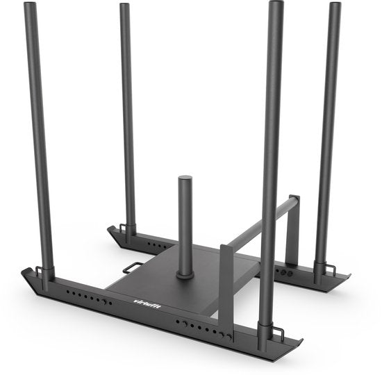 VirtuFit Power Sled – Für 50-mm-Hantelscheiben – Verstellbare Widerstandsplattform – Belastbar bis 250 kg – Robustes Krafttrainingsgerät für funktionelles Training