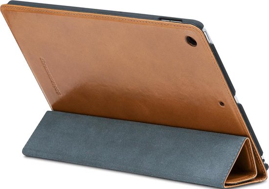 dbramante1928 - Risskov iPad Tasche (2017/2018) - 9.7 Zoll - Braunes Vollnarbenleder - Mit Standfunktion & Auto-Sleep - Handgefertigt & Langlebig - Luxuriöser Schutz