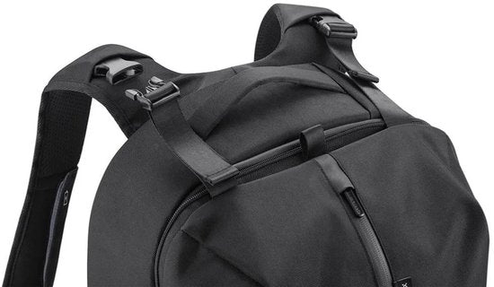 XD Design Flex Gym Bag - Anti-Diebstahl-Rucksack - 16 bis 24 Liter - Schwarz
