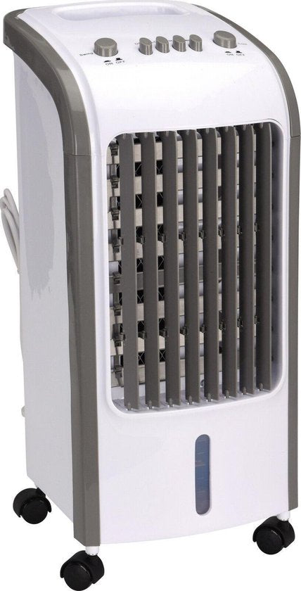 Excellent Electrics Aircooler - Luftkühler - 3.5L- 80 Watt - Flüsterleise - 3 Einstellungen - Mit Kühlelementen