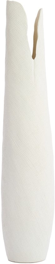 Light & Living MESA Keramikvase in Creme - 19,5x19x92 cm