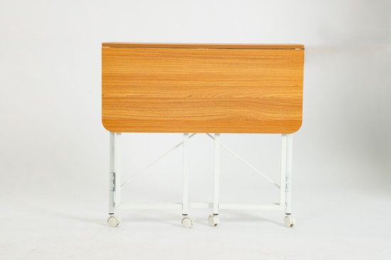 Ceruzo Wandtisch - Klapptisch - 80x40x75 cm - klappbare Tischplatte - Laptop-Tisch - Weiß