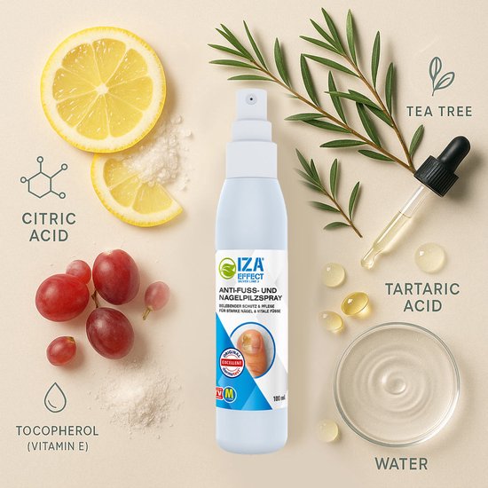 IZA Effect Fußpflegespray – 2 Stück – Das Original aus dem Fernsehen – sorgt für ein besseres Fußklima – ohne Abspülen – Fußspray – Fußhygiene – pflegt Haut und Nägel