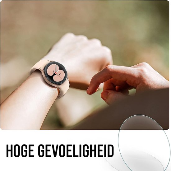Displayschutzfolie für Samsung Galaxy Watch 4 / 5 / 6 / 7 / 8 - 40mm Displayschutzfolie - 4 Stück - Podec