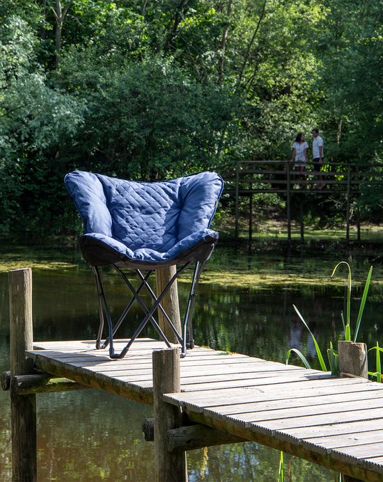 Bo-Camp - Industrial - Schmetterlingsstuhl - Himrod - Kationisch - Blau