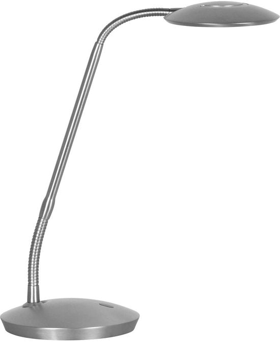Steinhauer Exclusive – Tischlampe – Zenith2 – Stahl – Kunststoff und Metall – Schreibtischlampe – LED – 4397ST