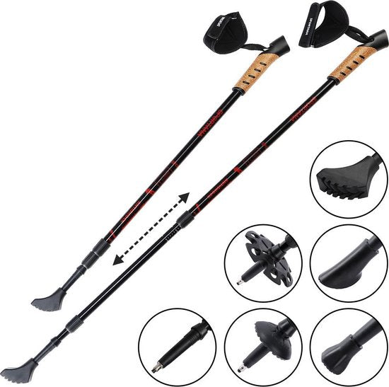 Sportana Sportana Nordic Walking Stöcke - rot