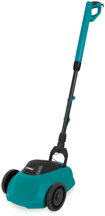 VONROC Mini-Elektrorasenmäher - 350W - 22 cm - Mähen und Mulchen in einem - Drei einstellbare Schnitthöhen: 30mm, 40mm, 50mm - Inkl. Reinigungswerkzeug