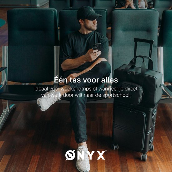 ONYX Underseater - Seesack 28L - Luxus Reisetasche Handgepäck - Geeignet für Frauen und Männer - Wochenendtasche Elfenbeinweiß