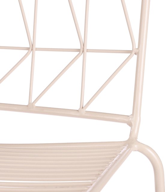 Mica Decorations Bueno Barhocker für draußen - L53 x B55 x H108 cm - Rosa