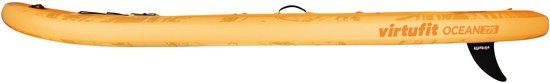 VirtuFit Ocean aufblasbares SUP-Board 275 cm – max. 150 kg – Komplettset – inklusive Pumpe, Paddel, Tragetasche, Zubehör & GoPro-Halterung – Stand-Up-Paddle-Board – Orange